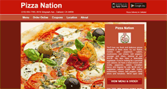 Desktop Screenshot of pizza-nation.com